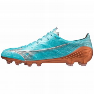 Mizuno Alpha Japan サッカーシューズ メンズ 青 ゴールド | JP-275918