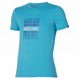 Mizuno Athletics Mizuno Tee Tシャツ メンズ 青 | JP-923561