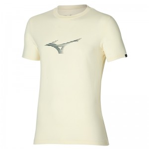 Mizuno Athletics RB Tee Tシャツ メンズ 黄色 | JP-168497