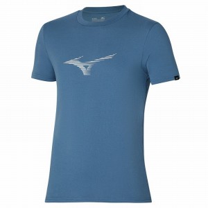 Mizuno Athletics RB Tee Tシャツ メンズ 青 | JP-947806