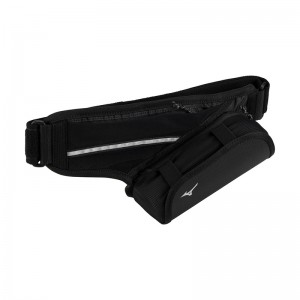 Mizuno Bottle Waist Pouch ポーチ レディース 黒 | JP-206981