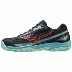 Mizuno Break Shot 4 CC テニスシューズ レディース 青 ターコイズ | JP-938175