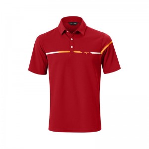 Mizuno Breath Thermo St Polo メンズ 赤 | JP-549601