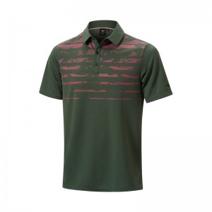 Mizuno Breath Thermo 冬の Jacquet Polo メンズ 緑 | JP-591820