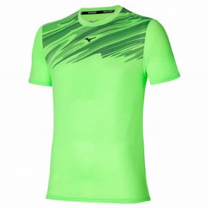 Mizuno Core グラフィック Tee Tシャツ メンズ ライト緑 | JP-174283