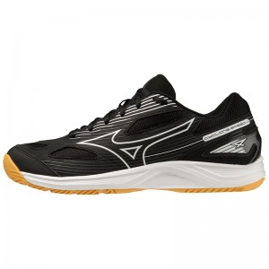 Mizuno Cyclone Speed 4 バレーボールシューズ レディース 黒 白 | JP-513906