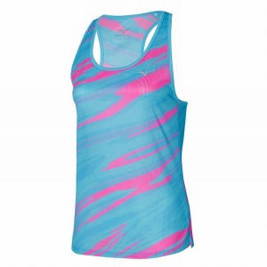 Mizuno Dryaeroflow グラフィック Tank タンクトップ レディース ブラウン | JP-468957