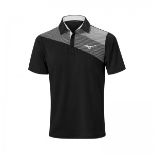 Mizuno Elite Fade Polo メンズ 黒 | JP-953271