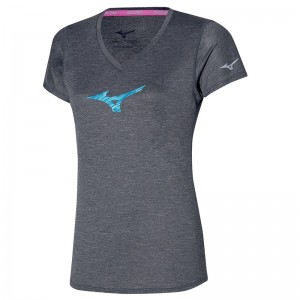 Mizuno Impulse Core RB Tee Tシャツ レディース グレー | JP-591642