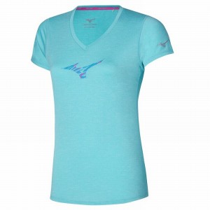 Mizuno Impulse Core RB Tee Tシャツ レディース ブラウン | JP-850427