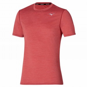 Mizuno Impulse Core Tee Tシャツ メンズ 赤 | JP-873026