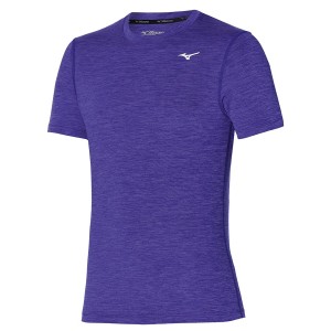 Mizuno Impulse Core Tee Tシャツ メンズ 紫 | JP-879615