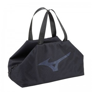 Mizuno Mesh Holdall 22 バッグ レディース ネイビー | JP-732981