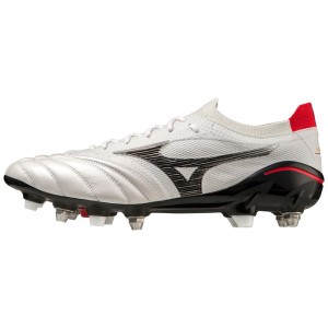 Mizuno Morelia Neo IV Beta サッカーシューズ レディース 白 黒 | JP-378064