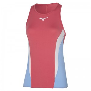 Mizuno Printed Tank タンクトップ レディース コーラル 色 | JP-381629