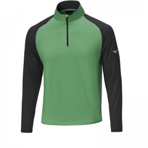 Mizuno Quick Dry Breeze 1/4 Zip トップス メンズ Mint | JP-291084