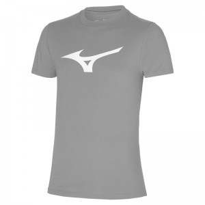 Mizuno Rb Logo Tee Tシャツ メンズ グレー | JP-149052