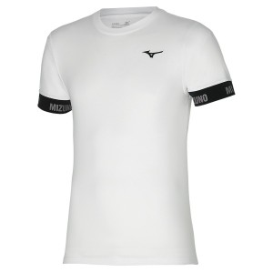 Mizuno Tee Tシャツ メンズ 白 | JP-209483