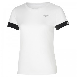 Mizuno Tee Tシャツ レディース 白 | JP-309186