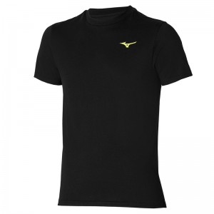 Mizuno Tee Tシャツ メンズ 黒 | JP-587203