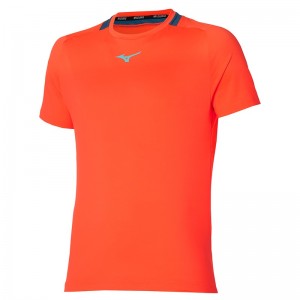 Mizuno Tee Tシャツ メンズ オレンジ | JP-879524