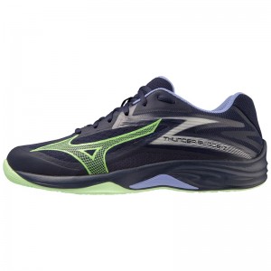 Mizuno Thunder Blade Z バレーボールシューズ レディース 青 緑 | JP-068173