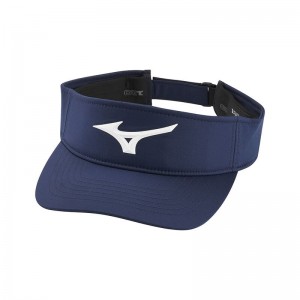 Mizuno Tour Elite Visor ハット レディース ネイビー | JP-961802