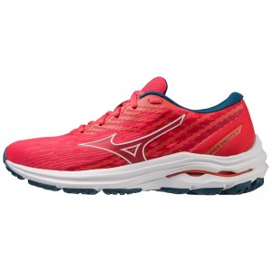 Mizuno Wave Equate 7 ランニングシューズ レディース ピンク 白 青 | JP-361805