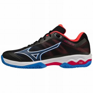 Mizuno Wave Exceed Light パデルシューズ メンズ 黒 白 赤 | JP-596803