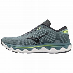 Mizuno Wave Horizon 6 ランニングシューズ メンズ 青 | JP-028743