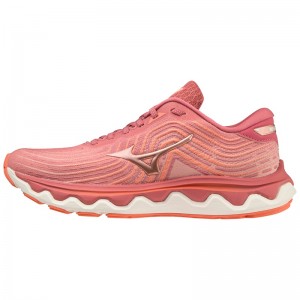 Mizuno Wave Horizon 6 ランニングシューズ レディース ピンク | JP-817426