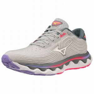 Mizuno Wave Horizon 6 ランニングシューズ レディース ベージュ ピンク | JP-835462