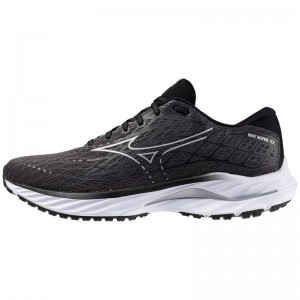 Mizuno Wave Inspire 20 ランニングシューズ メンズ 黒 シルバー | JP-471652