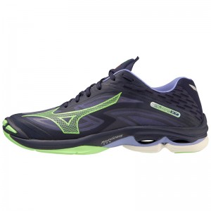 Mizuno Wave Lightning Z7 バレーボールシューズ レディース 青 緑 | JP-378146