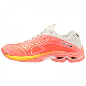 Mizuno Wave Lightning Z7 バレーボールシューズ レディース コーラル 色 | JP-974253