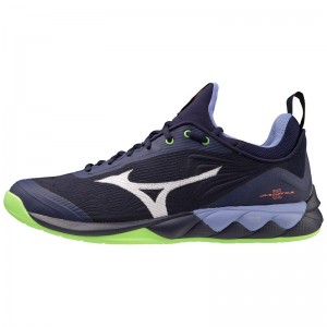 Mizuno Wave Luminous 2 バレーボールシューズ メンズ ネイビー | JP-640832