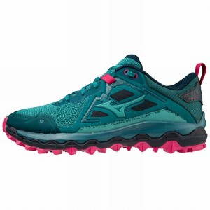 Mizuno Wave Mujin 8 ランニングシューズ レディース 緑 | JP-809526