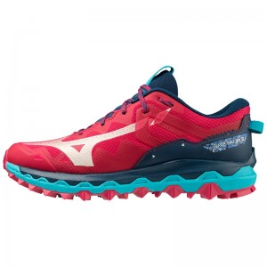 Mizuno Wave Mujin 9 トレイルランニングシューズ レディース 青 | JP-569713