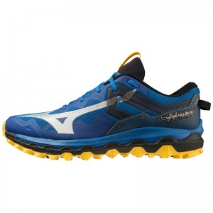 Mizuno Wave Mujin 9 トレイルランニングシューズ メンズ 青 | JP-594826