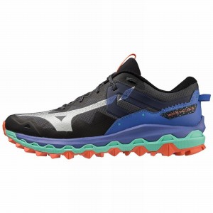 Mizuno Wave Mujin 9 トレイルランニングシューズ メンズ 青 | JP-928430