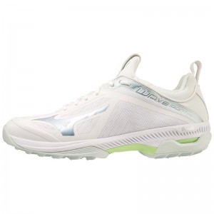 Mizuno Wave Panthera ホッケーシューズ メンズ 白 緑 | JP-563984