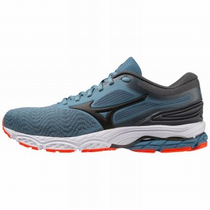 Mizuno Wave Prodigy 4 ランニングシューズ メンズ 青 黒 | JP-470369