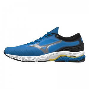 Mizuno Wave Prodigy 4 ランニングシューズ メンズ インディゴブルー 黒 | JP-504268