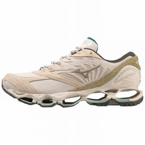 Mizuno Wave Prophecy LS スニーカー レディース ベージュ | JP-710853