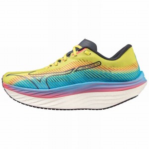 Mizuno Wave Rebellion Pro ランニングシューズ メンズ 青 青 | JP-056841