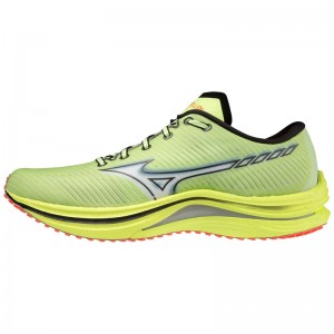 Mizuno Wave Rebellion ランニングシューズ メンズ 黄色 | JP-348956