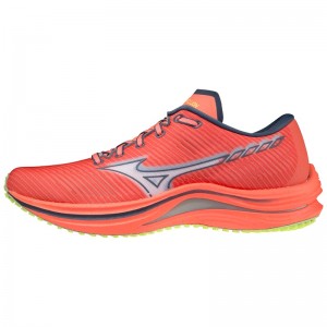 Mizuno Wave Rebellion ランニングシューズ レディース オレンジ | JP-502439