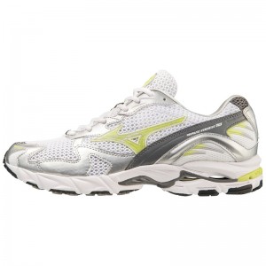 Mizuno Wave Rider 10 スニーカー レディース 白 シルバー | JP-912748