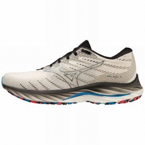 Mizuno Wave Rider 26 ランニングシューズ メンズ 白 | JP-478391