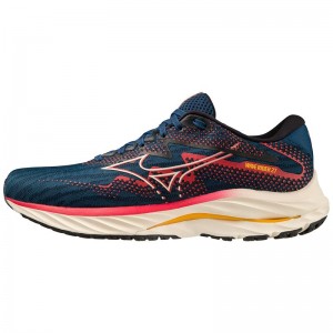 Mizuno Wave Rider 27 ランニングシューズ メンズ 青 | JP-043865